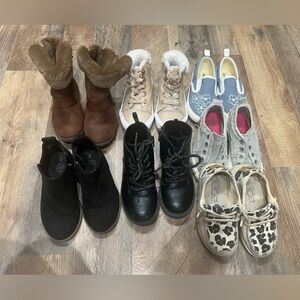 BUNDLE **7 Pairs** toddler size 8 girls shoes